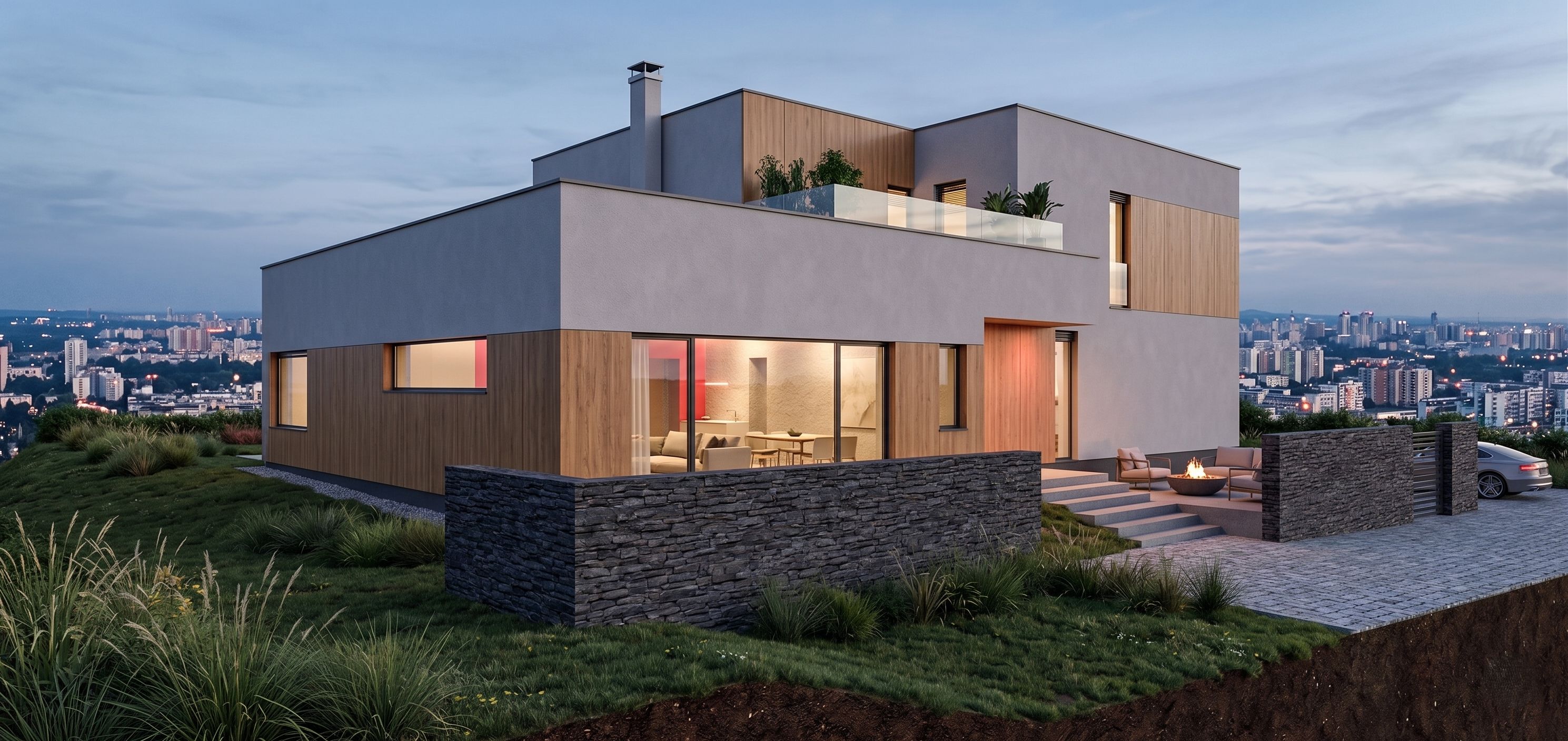 Moderní rodinná vila ve Znojmě